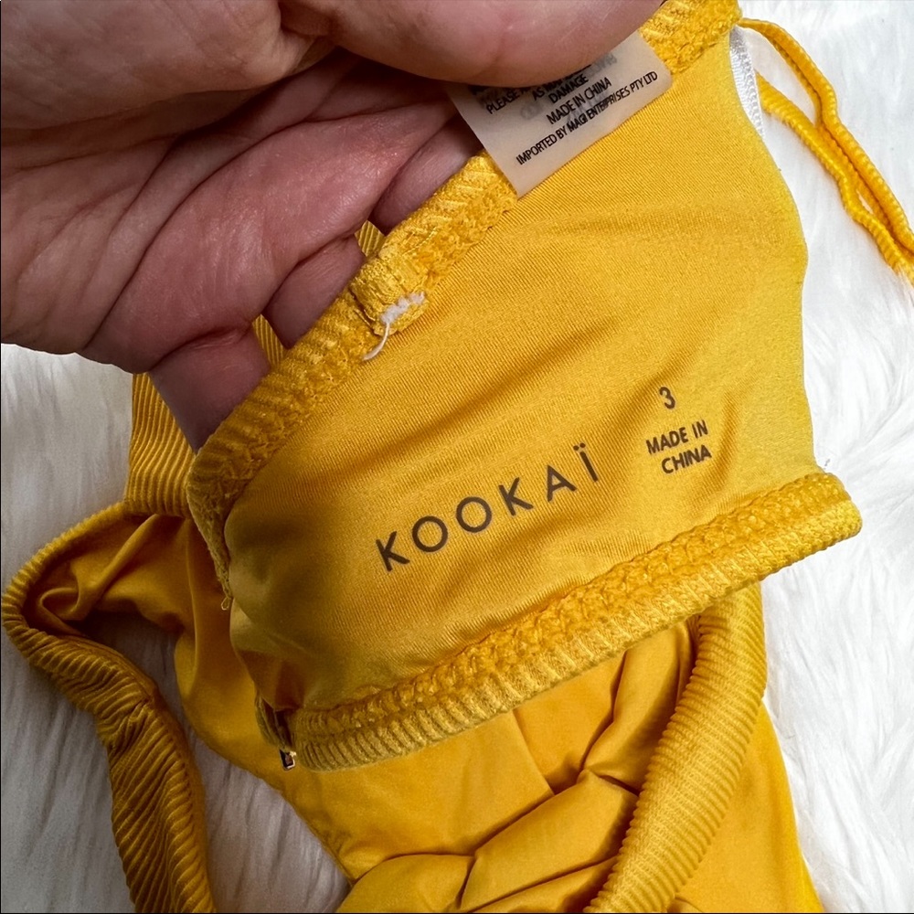 Kookai Swim Ribbed Bikini Set - Picture 3 of 4